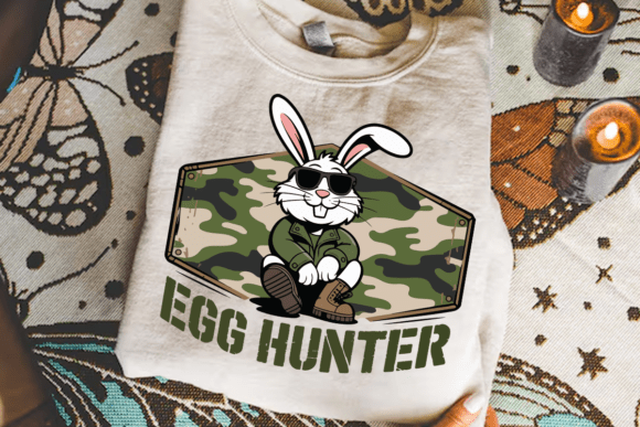 Camo Egg Hunter Bunny PNG: Versatile Designs for Creative Projects