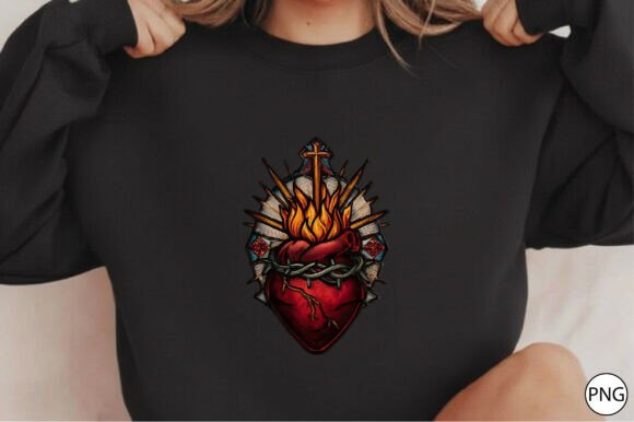 Sacred Heart PNG Clipart: A Versatile Design Resource for Faith-Based Projects
