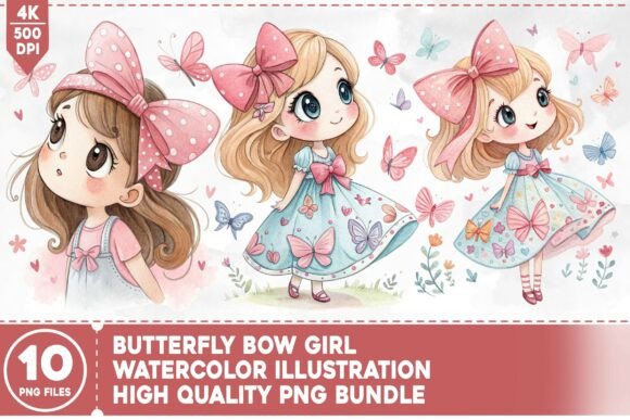 Strategic Value of the Butterfly Bow Girl PNG Bundle for Creative Entrepreneurs and Digital Creators