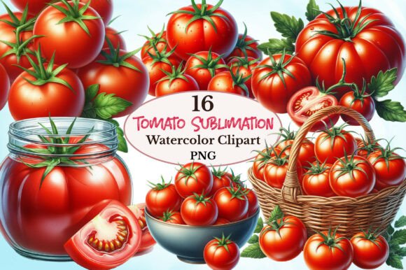 Unlocking Creativity with Watercolor Tomato Sublimation Clipart: A Digital Design Guide